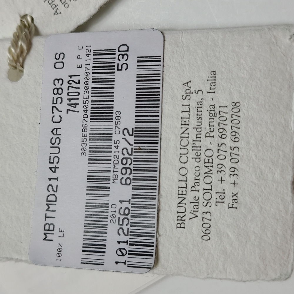 Brunello Cucinelli Buffed Leather Shoulder Bag. Monili - Picture 16 of 16